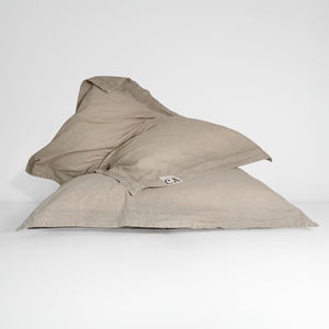 100% Organic Cotton Canvas Pillowcase │King │Natural