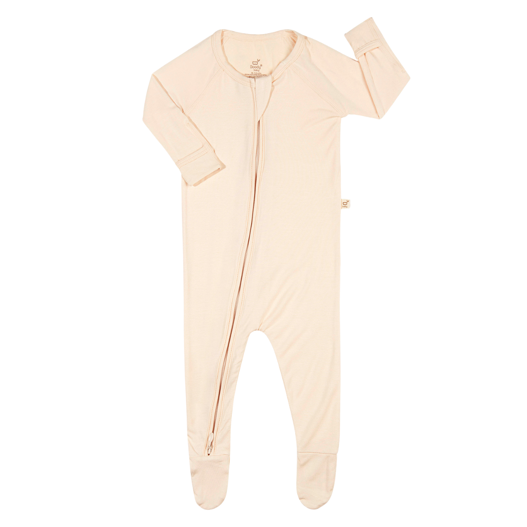 Long Sleeve Onesie | 6-12 Months | Chalk