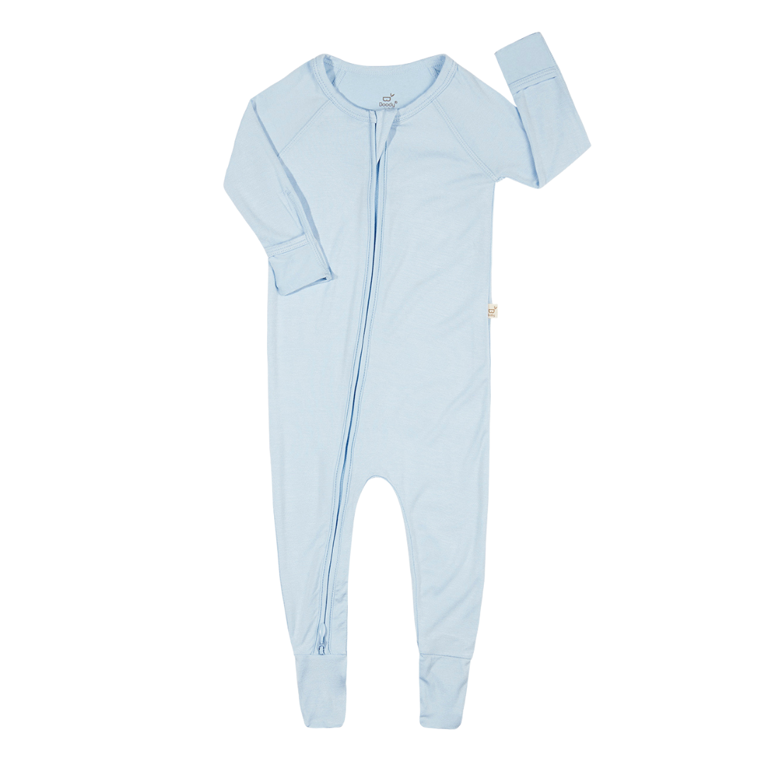 Long Sleeve Onesie | 6-12 Months | Sky