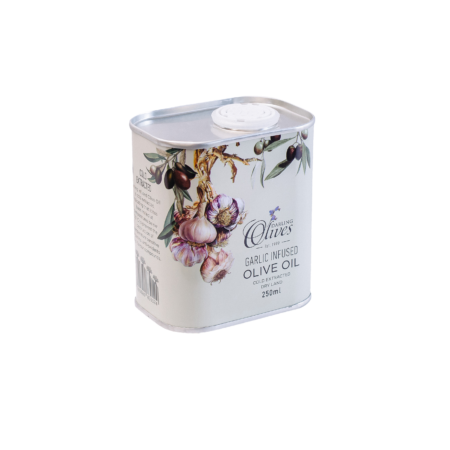 Garlic Infused Olive Oil Tin | 250ml