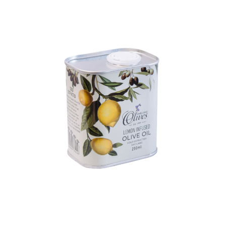 Lemon Infused Olive Oil Tin | 250ml